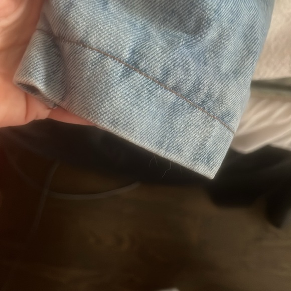 Cute Vintage Havoc Denim/jean leather distressed jacket - Picture 14 of 14